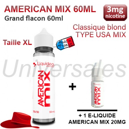 e-liquide AMERICAN MIX 50ml - Liquideo