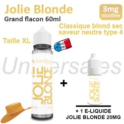 E-liquide JOLIE BLONDE 60ML 3MG