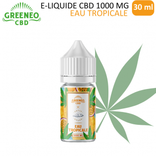 E-LIQUIDES CBD EAU TROPICAL 1000MG CBD