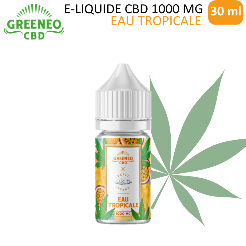 E-LIQUIDES CBD EAU TROPICAL 1000MG CBD E-LIQUIDES CBD EAU TROPICAL 1000MG CBD