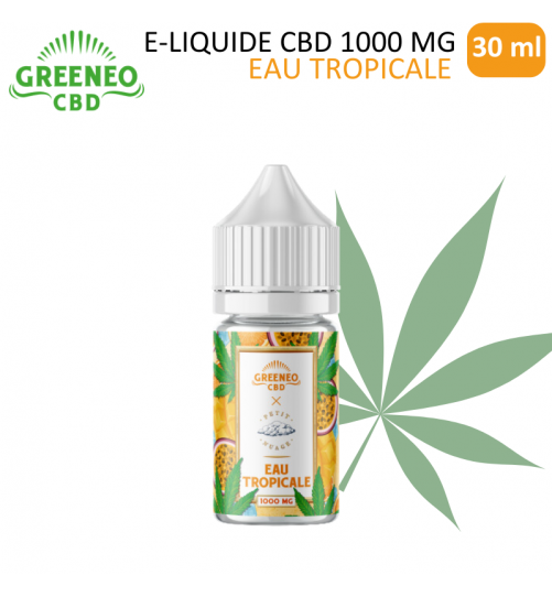 E-LIQUIDES CBD EAU TROPICAL 1000MG