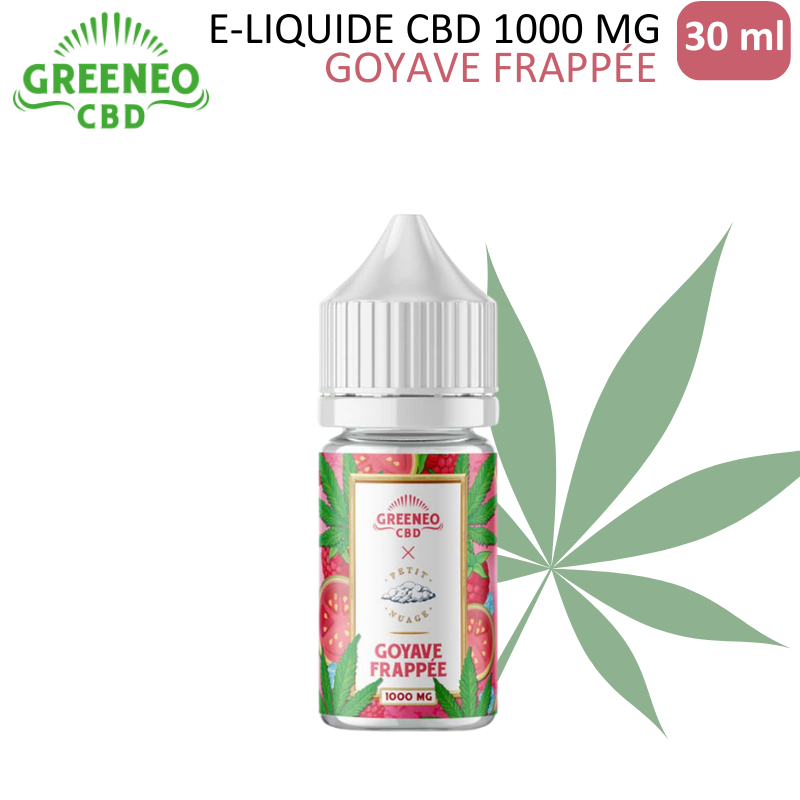E-LIQUIDES CBD GOYAVE FRAPPE 1000MG CBD E-LIQUIDES CBD GOYAVE FRAPPE 1000MG CBD