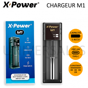 CHARGEUR M1 SIMPLE ACCU - X POWER