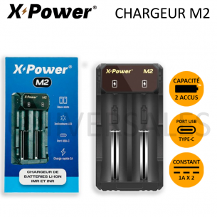 CHARGEUR ACCU M2 CIGARETTE ELECTRONIQUE