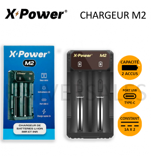 CHARGEUR ACCU M2 CIGARETTE ELECTRONIQUE