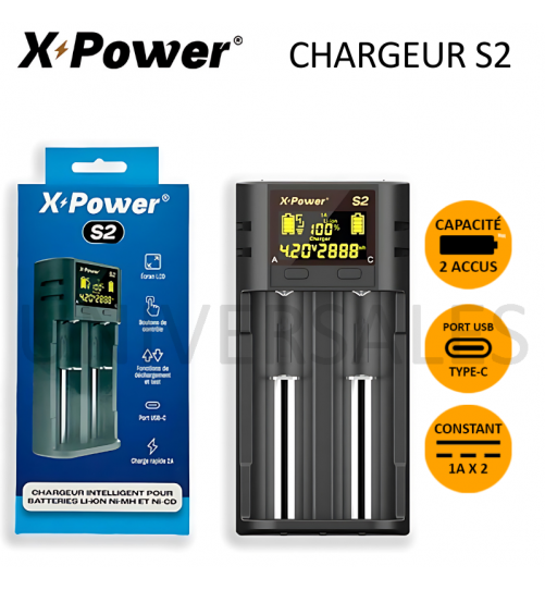 CHARGEUR ACCU S2 CIGARETTE ELECTRONIQUE