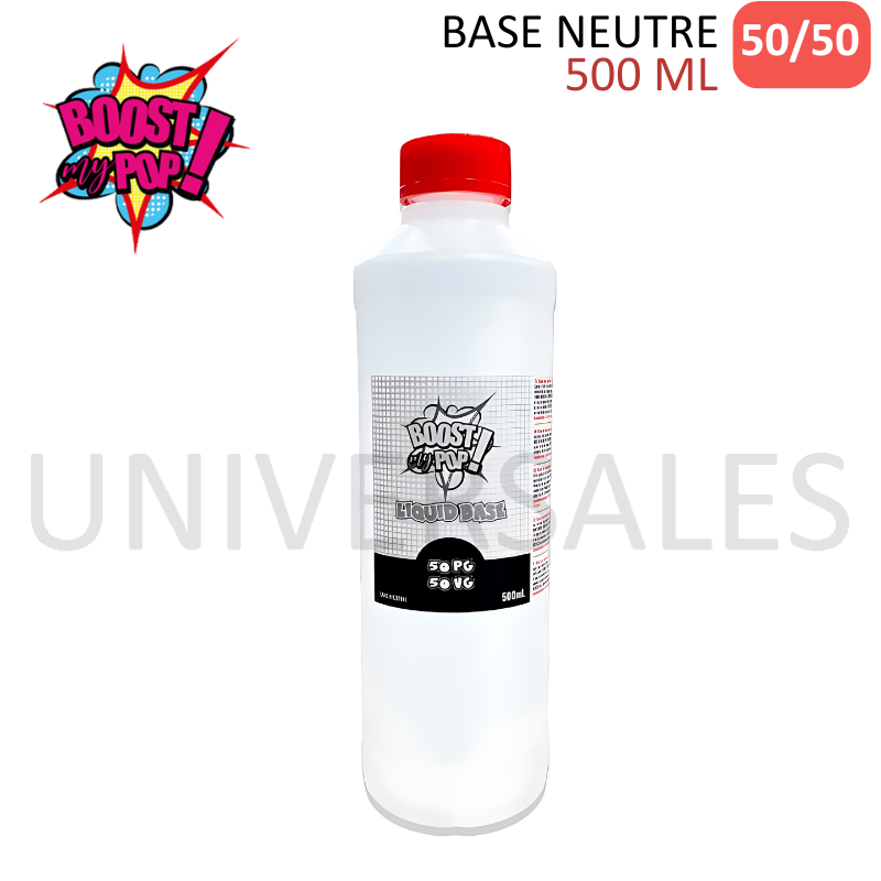 BASE E-LIQUIDE NEUTRE 500ML PG/VG 50/50