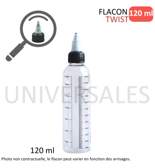 FLACON e-liquide TWIST 120 ML