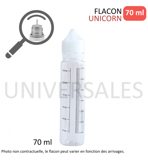 FLACON UNICORN 70 ML
