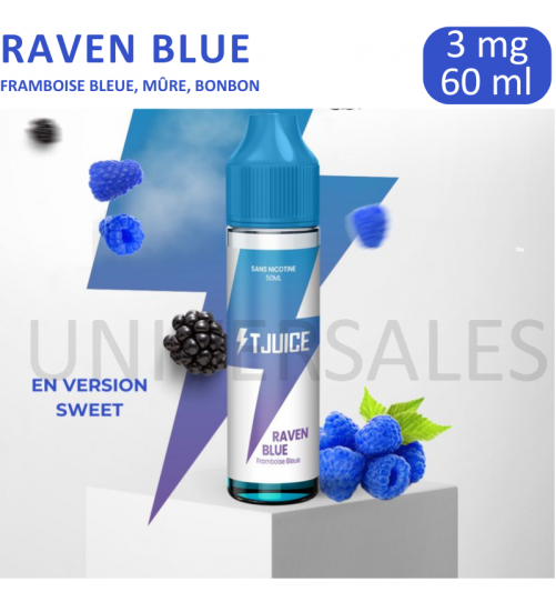 E-liquide RAVEN BLUE 50ML T-JUICE