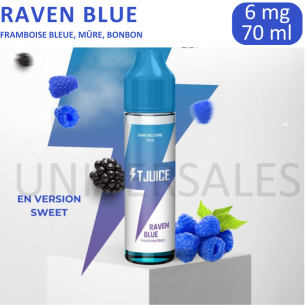 E-liquide RAVEN BLUE 50ML - T JUICE 6MG