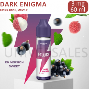E-liquide DARK ENIGMA 50ML T-JUICE 3mg