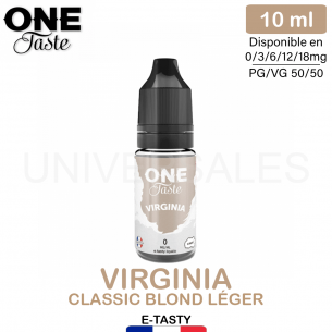 E-LIQUIDE VIRGINIA ONE TASTE E-TASTY