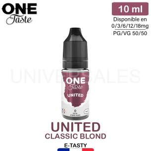 E-LIQUIDE UNITED ONE TASTE E-TASTY