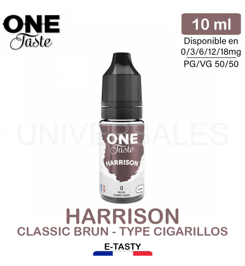E-LIQUIDE HARRISON ONE TASTE E-TASTY