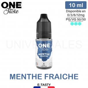 E-LIQUIDE MENTHE FRAICHE ONE TASTE
