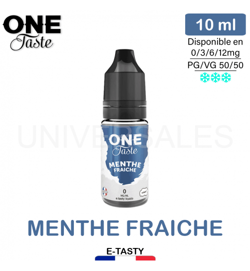 E-LIQUIDE MENTHE FRAICHE ONE TASTE