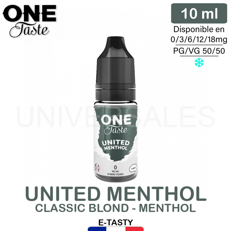 E-liquide UNITED MENTHOL