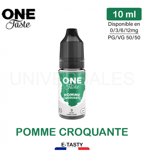 E-LIQUIDE POMME ONE TASTE