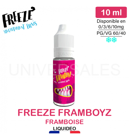 E-liquide FREEZE FRAMBOYZ LIQUIDEO