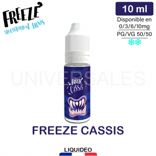 E-liquide FREEZE CASSIS LIQUIDEO