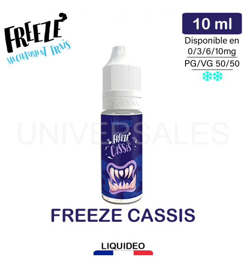 E-liquide FREEZE CASSIS LIQUIDEO