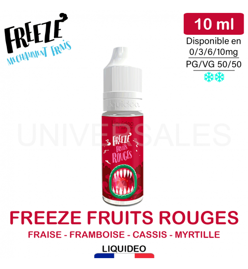 E-liquide FREEZE FRUITS ROUGES LIQUIDEO
