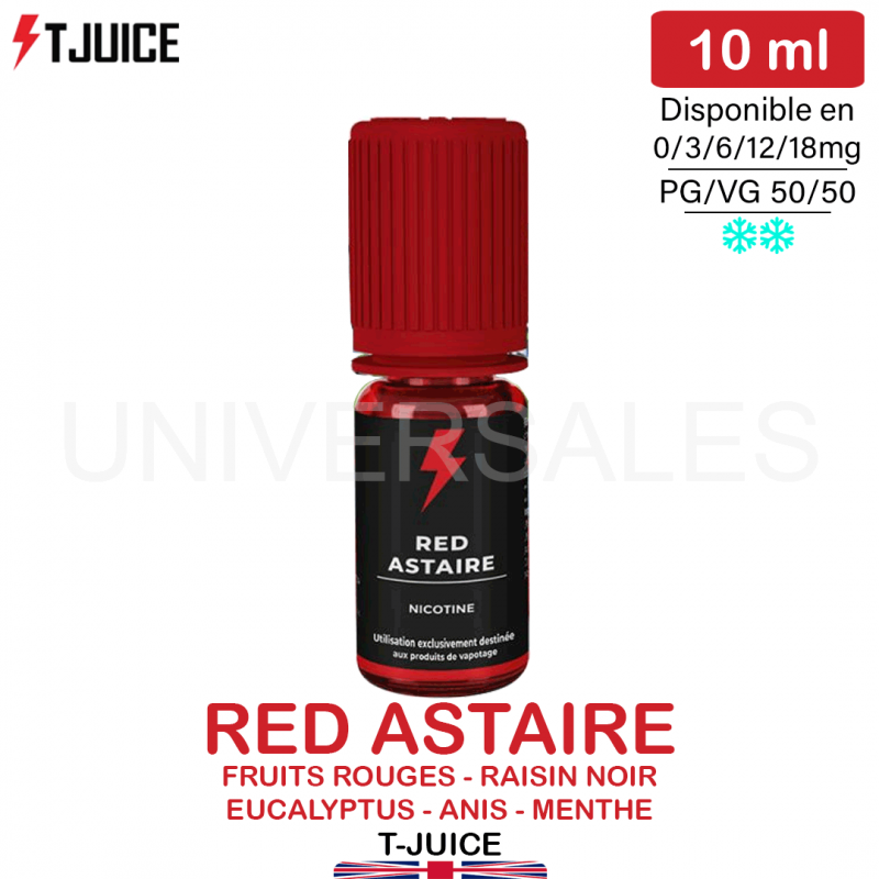 E-liquide RED ASTAIRE E-liquide RED ASTAIRE