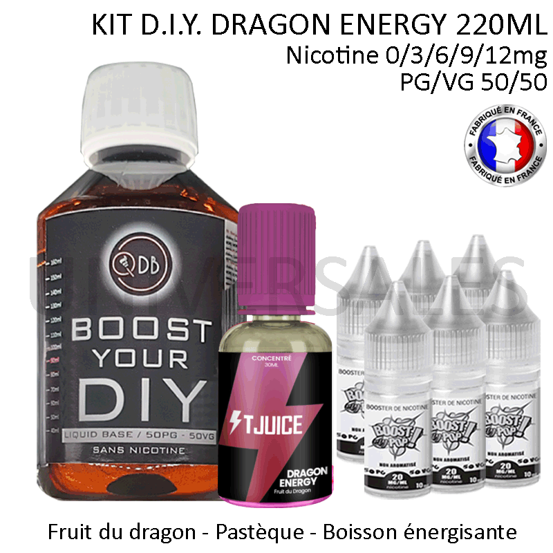Kit D.I.Y. DRAGON ENERGY 220ml Kit D.I.Y. DRAGON ENERGY 220ml