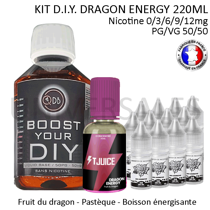 Kit D.I.Y. DRAGON ENERGY 220ml Kit D.I.Y. DRAGON ENERGY 220ml