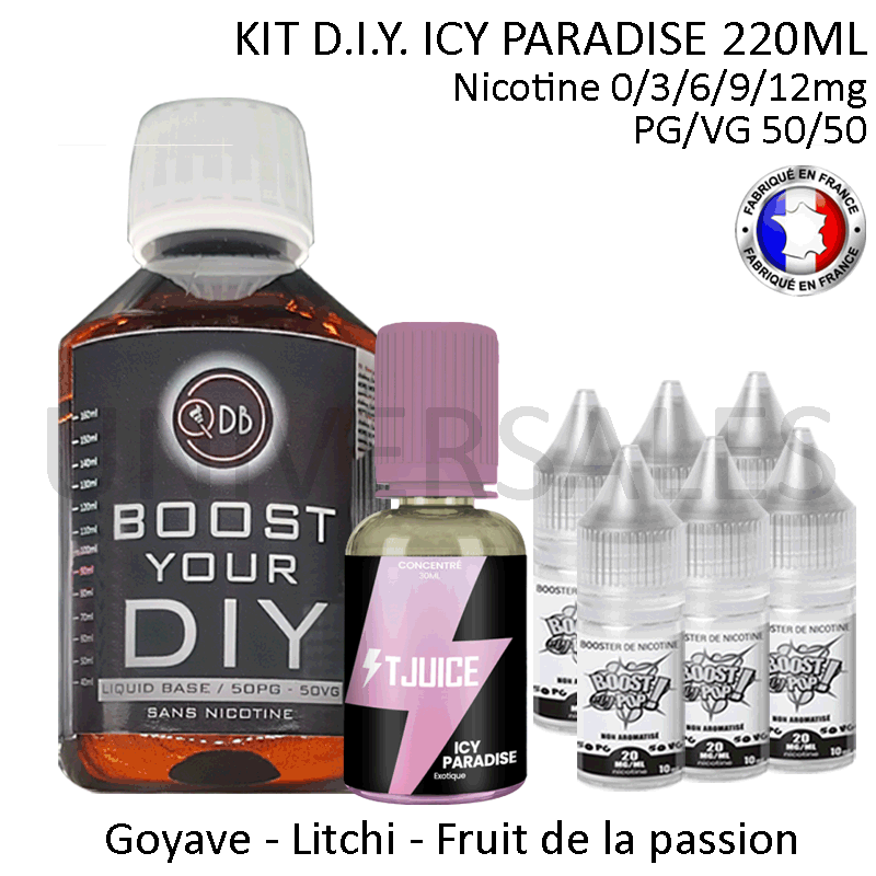 Kit D.I.Y. ICY PARADISE 220ml Kit D.I.Y. ICY PARADISE 220ml