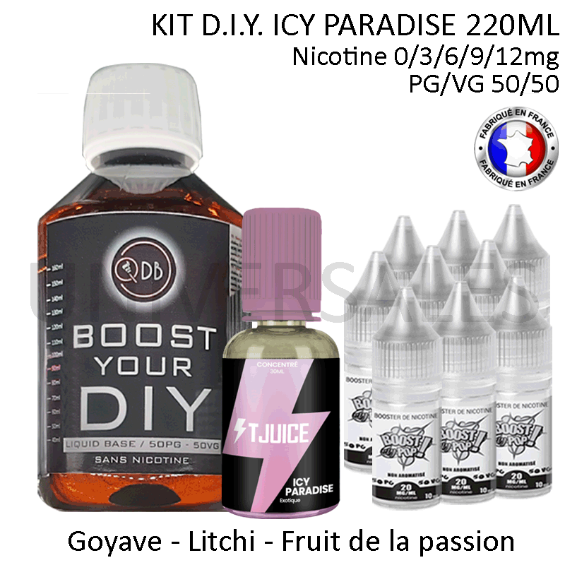 Kit D.I.Y. ICY PARADISE 220ml Kit D.I.Y. ICY PARADISE 220ml