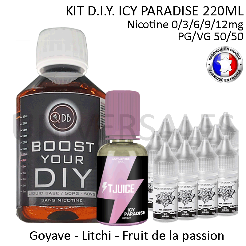 Kit D.I.Y. ICY PARADISE 220ml Kit D.I.Y. ICY PARADISE 220ml