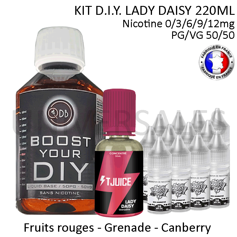 Kit D.I.Y. LADY DAISY 220ml Kit D.I.Y. LADY DAISY 220ml
