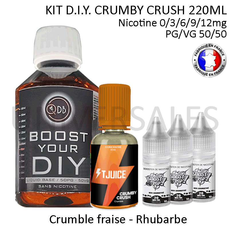 Kit D.I.Y. CRUMBY CRUSH 220ml Kit D.I.Y. CRUMBY CRUSH 220ml