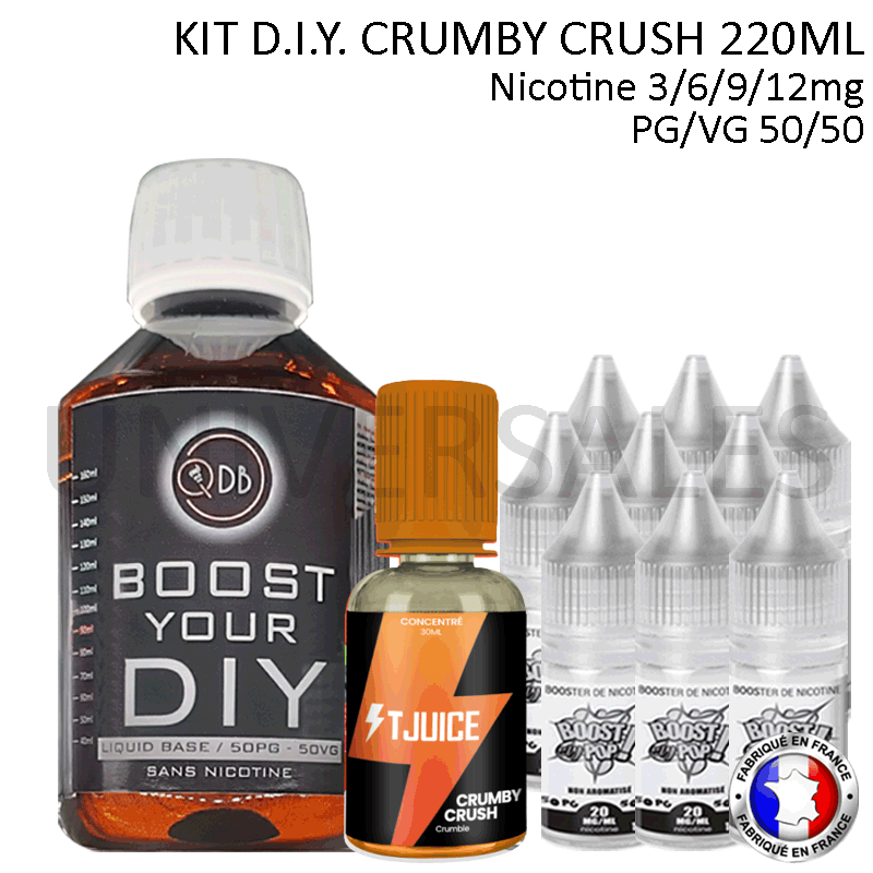 Kit D.I.Y. CRUMBY CRUSH 220ml Kit D.I.Y. CRUMBY CRUSH 220ml