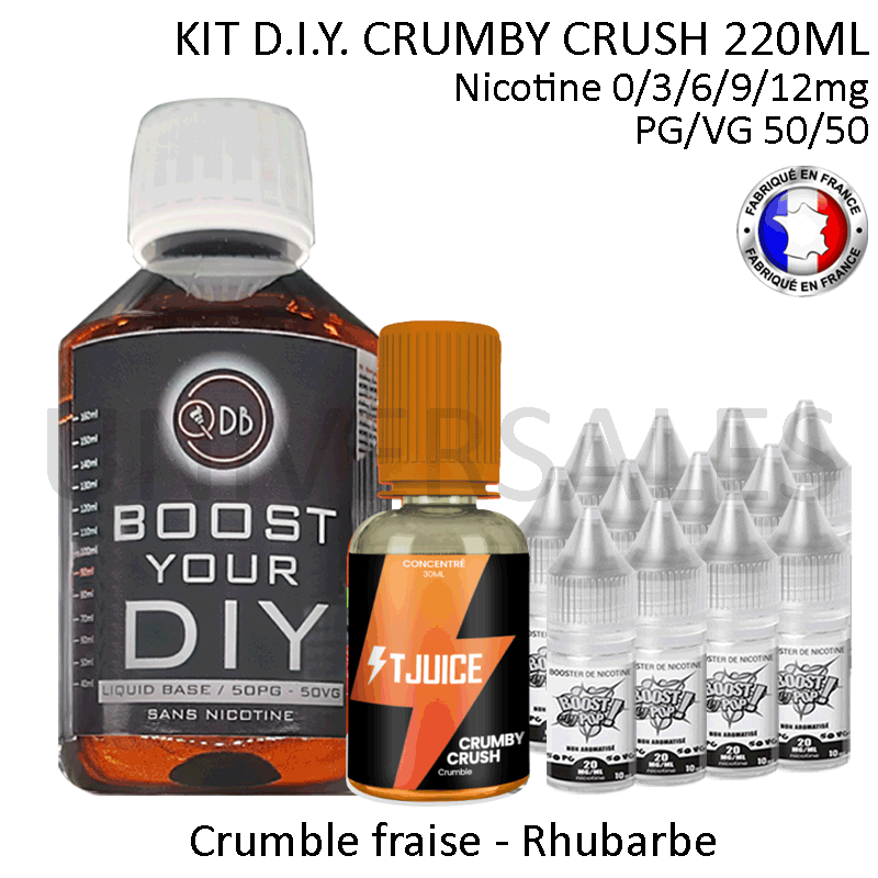 Kit D.I.Y. CRUMBY CRUSH 220ml Kit D.I.Y. CRUMBY CRUSH 220ml