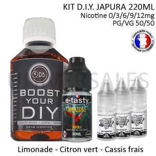KIT DIY E LIQUIDE JAPURA PAS CHER