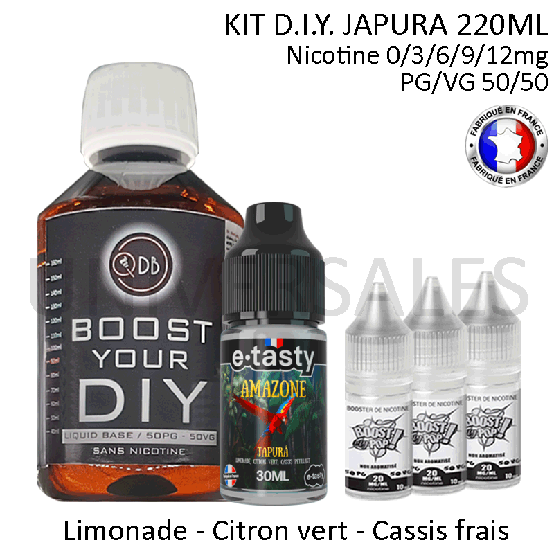 KIT DIY E LIQUIDE JAPURA PAS CHER