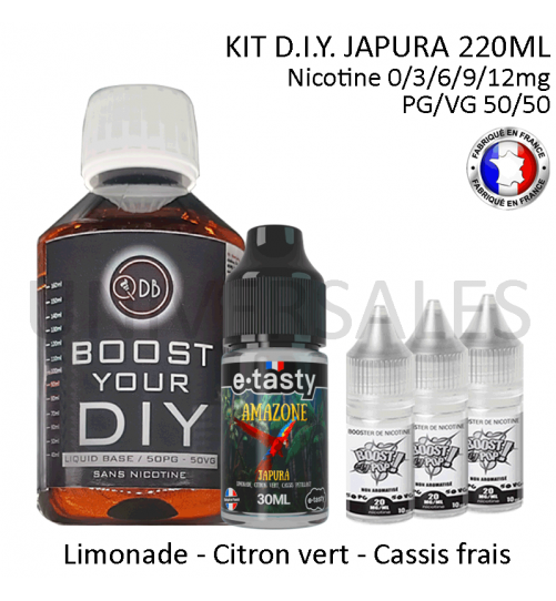 KIT DIY E LIQUIDE JAPURA PAS CHER