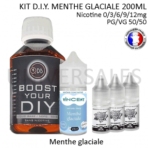 Kit DIY e-liquide Menthe Glaciale VDLV pas cher