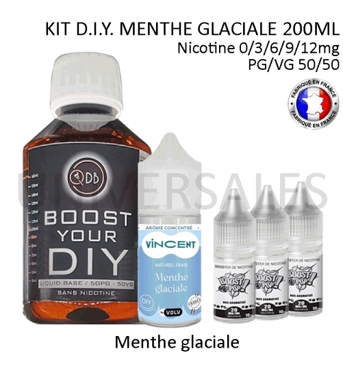 Kit DIY e-liquide Menthe Glaciale VDLV pas cher