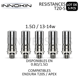 Résistances Prism S - Boite de 5