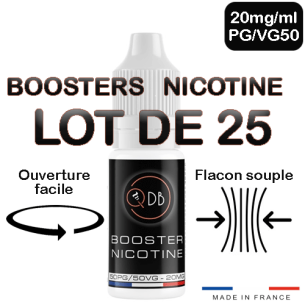 Booster de nicotine QDB lot de 25