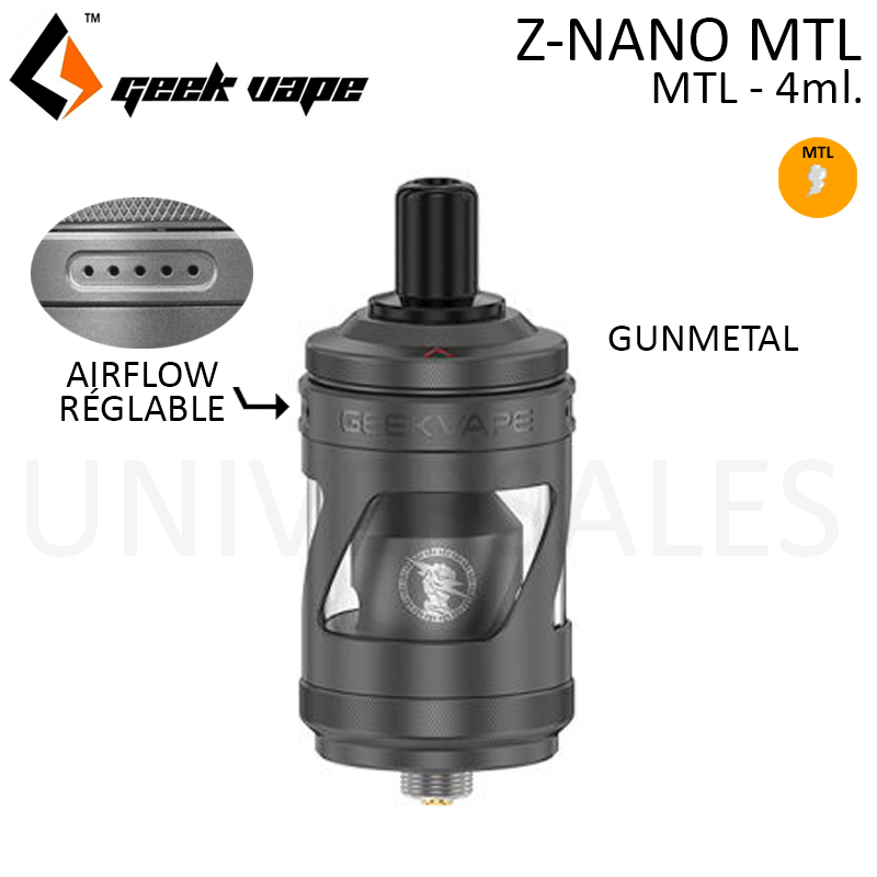 CLEAROMISEUR Z-NANO MTL - 4ML GEEK VAPE