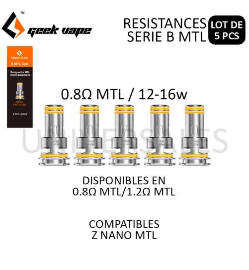 resistance Z nano MTL 0.8 geek vape
