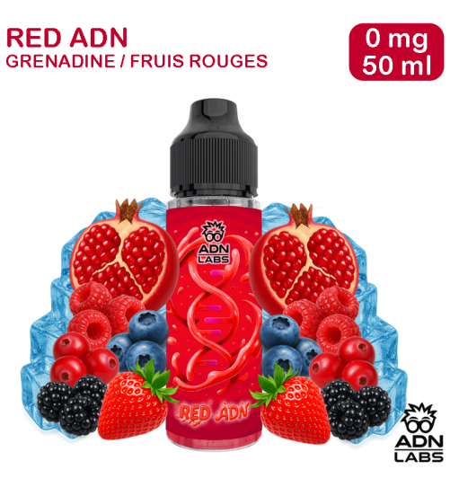 E LIQUIDE GRENADINE FRUIT ROUGE RED ADN 0MG