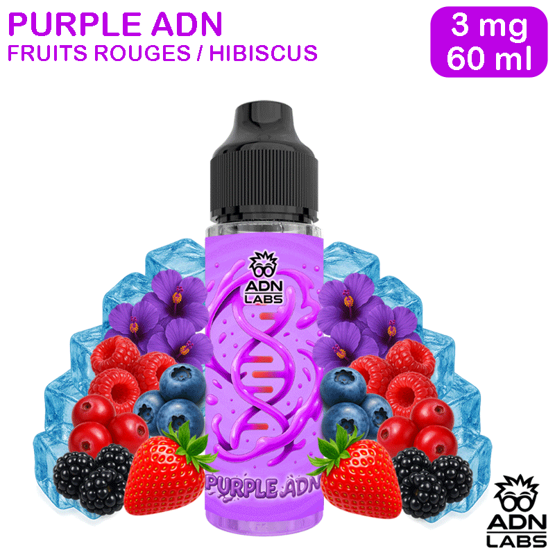 E-liquide PURPLE ADN 50ml - ADN LABS E-liquide PURPLE ADN 50ml - ADN LABS