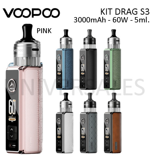 KIT POD DRAG S3 ROSE VOOPOO