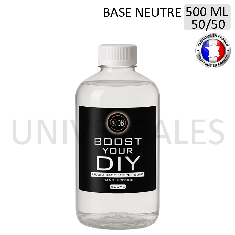 BASE E-LIQUIDE NEUTRE 500ML PG/VG 50/50